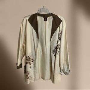Multiples Cream Colored Jacket